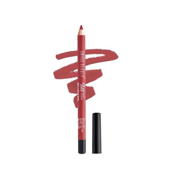 Swiss Beauty Sandy Pink Shade Bold Matt Lip Liner | Fuller lip effect | Long-lasting & Creamy Formula | Lightweight | Easy to blend & Matte Finish