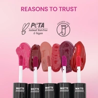Swiss Beauty Moody Plum Duo Lipstick with Matte & High-Shine Gloss | Long-Lasting, Smudge-Proof | Lightweight & Comfortable | 2-in-1 Lipstick for Natural & Glam Looks