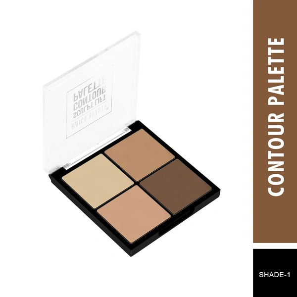 Swiss Beauty Sculpt Lift Contour Palette Shade-01 | 4-in-1 Face Contouring Kit | Blendable, Lightweight & Travel-Friendly | Perfect for Highlighting & Sculpting