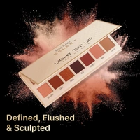 Swiss Beauty Select Eyeshadow Light Em Up Face & Eye Palette 20g | Twilight Shade | 10 Eyeshadows + Blush & Contour | Matte, Shimmer & Metallic Finishes