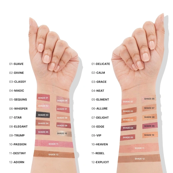 Swiss Beauty Select Eyeshadow Light Em Up Face & Eye Palette 20g | Twilight Shade | 10 Eyeshadows + Blush & Contour | Matte, Shimmer & Metallic Finishes