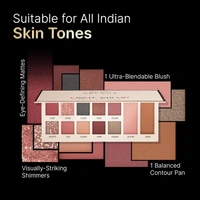 Swiss Beauty Select Eyeshadow Light Em Up Face & Eye Palette 20g | Twilight Shade | 10 Eyeshadows + Blush & Contour | Matte, Shimmer & Metallic Finishes