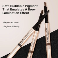 Swiss Beauty Select Game Changer Eyebrow Pencil 0.35g Shade 1 Ash Brown | Sword Tip Applicator with Spoolie | Long Lasting Pigmented Brow Definer | Precision Fill