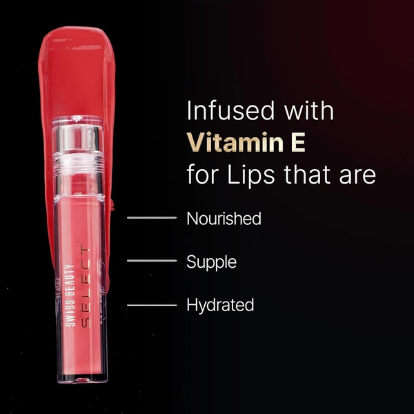 Swiss Beauty Select Here To Stay Liquid Matte Lipstick 3ml with Shade 01 Nudist Love | Kiss-Proof Formula | Non-Transfer & Smudgeproof | 12-18 Hrs Stay