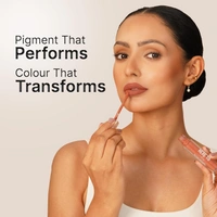 Swiss Beauty Select Here To Stay Liquid Matte Lipstick 3ml with Shade 15 Delicate Cocoa | Kiss-Proof Formula | Non-Transfer & Smudgeproof | 12-18 Hrs Stay
