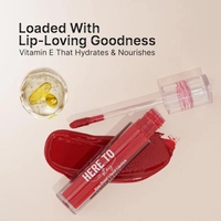 Swiss Beauty Select Here To Stay Liquid Matte Lipstick 3ml with Shade 15 Delicate Cocoa | Kiss-Proof Formula | Non-Transfer & Smudgeproof | 12-18 Hrs Stay