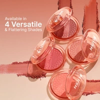 Swiss Beauty Select High on Blush 8g Pretty Peach | Natural Matte Finish | Long-Lasting & Non-Transferrable | Enriched with Vitamin E & Rose Oil