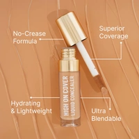 Swiss Beauty Select High On Cover Liquid Concealer Shade 1.0 Fair, 5.5ml | Matte Finish, No-Crease Formula | Enriched with Vitamin E for Smooth, Flawless Skin