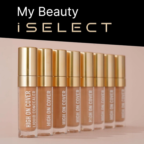 Swiss Beauty Select High On Cover Liquid Concealer Shade 1.0 Fair, 5.5ml | Matte Finish, No-Crease Formula | Enriched with Vitamin E for Smooth, Flawless Skin
