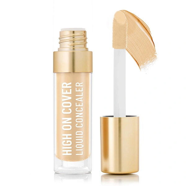 Swiss Beauty Select High On Cover Liquid Concealer Shade 3.5 Dusky to Deep, 5.5ml | Full Coverage, Matte Finish | No-Crease Formula | Enriched with Vitamin E