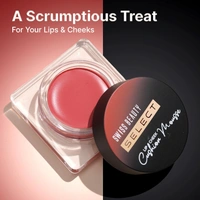 Swiss Beauty Select Lip And Cheek Cushion Creamy Mousse 4.5gm, Shade 03 Elevate Pink with Vitamin E | 12 Hours Long Stay | Soft Matte Finish