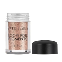 Swiss Beauty Shade 06 Loose Foil Pigment Eyeshadow 3g | High-Intensity Shimmer | Metallic Finish | Ultra-Pigmented, Long-Lasting & Blendable | Use Wet or Dry for Bold Eye Looks