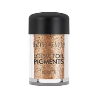 Swiss Beauty Shade 09 Loose Foil Pigment Eyeshadow 3g | High-Intensity Shimmer | Metallic Finish | Ultra-Pigmented, Long-Lasting & Blendable | Use Wet or Dry for Bold Eye Looks