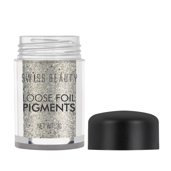 Swiss Beauty Shade 11 Loose Foil Pigment Eyeshadow 3g | High-Intensity Shimmer | Metallic Finish | Ultra-Pigmented, Long-Lasting & Blendable | Use Wet or Dry for Bold Eye Looks