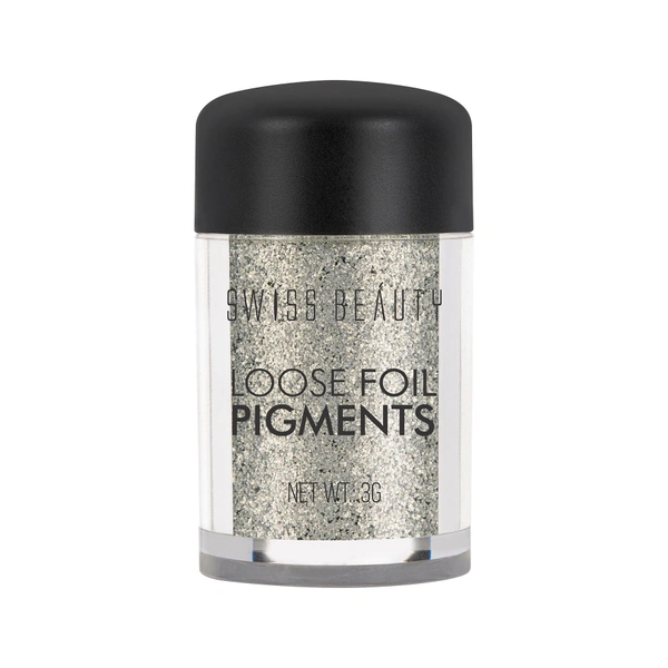 Swiss Beauty Shade 11 Loose Foil Pigment Eyeshadow 3g | High-Intensity Shimmer | Metallic Finish | Ultra-Pigmented, Long-Lasting & Blendable | Use Wet or Dry for Bold Eye Looks