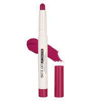 Swiss Beauty Matte Cat Lip Crayons Pack of 3 (24, 12 & 3, Cushy Evening, Sinful Scarlet & Brick Shell) Enriched with Vitamin E & Jojoba Oil Enriched with Vitamin E & Jojoba Oil | Highly Pigmented & Smudge-Proof | Waterproof & 8-Hour Stay
