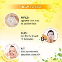 Swiss Beauty Skin Brightening Sheet Mask 20ml | With Lemon & Vitamin C | Brightens dull skin | Lightens Dark spots  | Refreshing & Hydration Skin |  Serum - infused Sheet mask | Even Skin Tone & Boost Glow | 20ml