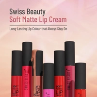 Swiss Beauty Soft Matte Lip Cream 6ml | Rustic Cocoa 41 | Soft Matte Finish