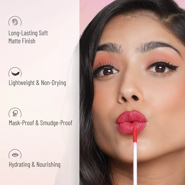 Swiss Beauty Soft Matte Lip Cream 6ml | Rustic Cocoa 41 | Soft Matte Finish