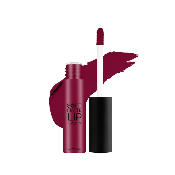 Swiss Beauty Soft Matte Lip Cream 6ml | Golden Red 15 | Soft Matte Finish