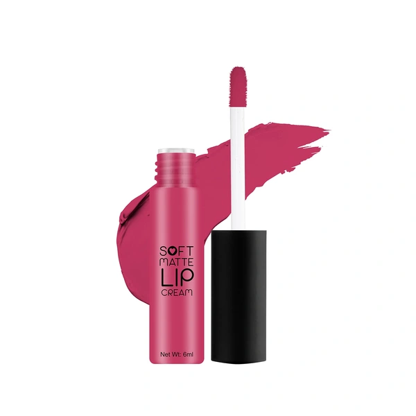 Swiss Beauty Soft Matte Lip Cream 6ml | Lotus Pink 29 | Soft Matte Finish