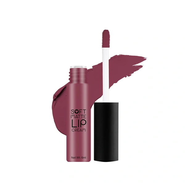 Swiss Beauty Soft Matte Lip Cream 6ml | Mauve Pink 16 | Soft Matte Finish