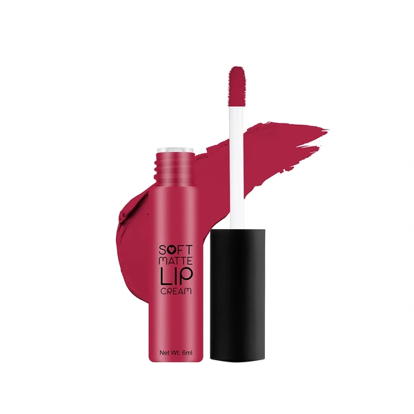 Swiss Beauty Soft Matte Lip Cream 6ml | Valentine Red 17 | Soft Matte Finish