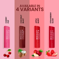 Swiss Beauty Coconut Blast Colour Me Lip Balm with  12-hour hydration & SPF 15 | Long-Lasting & Glossy Finish | Heals dry & Chapped lips | Shea Butter & Vitamin E