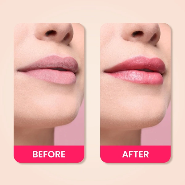 Swiss Beauty Tint Me On Lip Balm  Cupcake Pink - 3.5gm | Moisturizes lips | Hydrating & Tinted Lip Balm | Lightweight Texture | Soft, Smooth Lips | Not - Sticky.