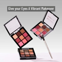 Swiss Beauty Ultimate 9 Pigmented Colors Eyeshadow Palette | Bold & Versatile Shades | Vibrant & Blendable | Long Lasting | Shimmery And Metallic Finish - Multicolor-05, 6G