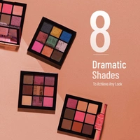 Swiss Beauty Ultimate 9 Pigmented Colors Eyeshadow Palette | Bold & Versatile Shades | Vibrant & Blendable | Long Lasting | Shimmery And Metallic Finish - Multicolor-05, 6G