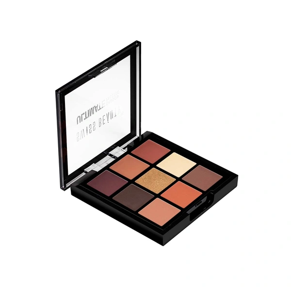 Swiss Beauty Ultimate 9 Pigmented Colors Eyeshadow Palette | Bold & Versatile Shades | Vibrant & Blendable | Long Lasting | Shimmery And Metallic Finish - Multicolor-04, 6G