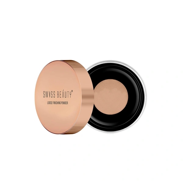 Swiss Beauty Ultra Fine Loose Finish Powder 8g | Natural 01 | For Smooth Finishing | All Skin Types - 1