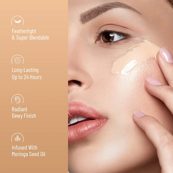 Swiss Beauty Water Proof Studio Finish Full Coverage Foundation  Warm
Nude 30ml | Full coverage, Long-lasting & Lightweight Foundation for Professional  look Makeup