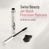 Swiss Beauty Waterproof Volume Mascara | Long-Lasting, Smudge-Proof Definition | Bold Lashes with All-Day Wear | Flake-Free Lashes | Smudge Proof | 8.5ml