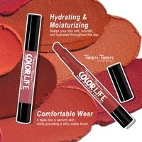Teen Teen Color Life Nontransferable lipstick 2gm with M27 Tangerine Shade| Matte Crayon Finish | Long lasting  & waterproof | Keep Hydrating & Moisturizing