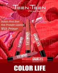 Teen Teen Color Life Nontransferable lipstick 2gm with M27 Tangerine Shade| Matte Crayon Finish | Long lasting  & waterproof | Keep Hydrating & Moisturizing
