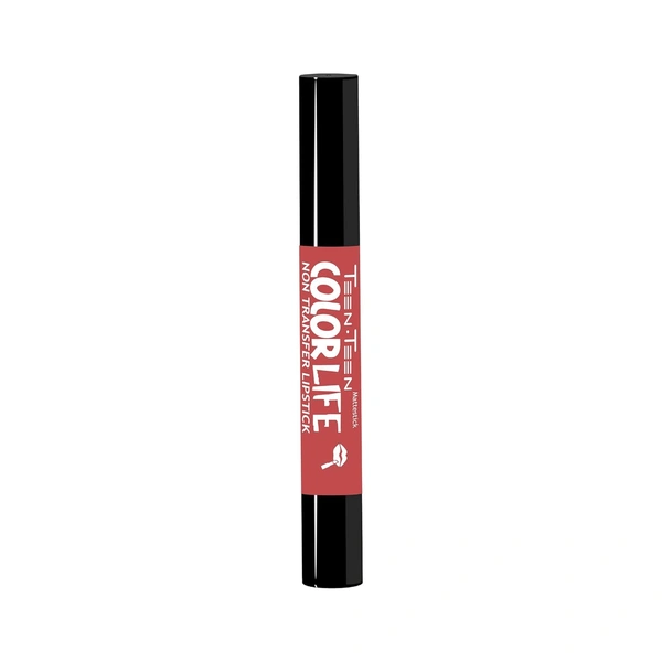 Teen Teen Color Life Nontransferable lipstick 2gm with M15 Bollywood Nude Shade | Matte Crayon Finish | Long lasting  & waterproof | Keep Hydrating & Moisturizing