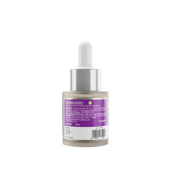 Derma Co The Derma Co 20% Vitamin C Face Serum 20ml | with Ferulic & Hyaluronic Acid For Skin Radiance | Hyperpigmentation Treatment | Dark Spot Reduction | Fresh & Radiant Skin | Youthful Glow | Brightening | Lightweight | For All Skin Types