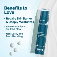 Derma Co The Derma Co Dr. V Skin Renew Peptide Moisturizer 50g | Repairs Skin Barrier & Deeply Moisturizes | Youthful Glow | Non-Sticky & Fast Absorbing | Reduces Wrinkles | Lightweight | Deep Hydration | Improves Skin Texture