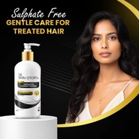 The Skin Story Sulfate-Free Keratin Conditioner 250g for Colored & Treated Hair | Repairs Split Ends & Damaged Hair | Enriched with Argan Oil & Vitamin E | For Frizzy, Dry, Shiny Hair |