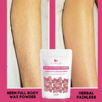 The Wellness shop The Wellness Shop Rose Hair Removal Wax Powder 100g | Enriched with Rose & Multani Mitti | Painless, Natural Hair Removal | No Irritation & No Rashes | Smooth, Soft Sk