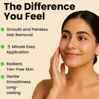 The Wellness shop The Wellness Shop Turmeric Facial Wax Powder 100g | 5 Min Painless Natural Face Hair Removal | No Chemicals, No Irritation, No Rashes | Easy At Home Waxing