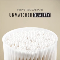 Tulips Eco-Friendly Cotton Ear Buds 200 Sticks (400 Tips) | Biodegradable, Soft & Safe | 100% Pure Cotton | Gentle on Skin | Ideal for Daily Use
