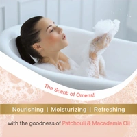 Tulips Handmade Bathing Bar Soap (Patchouli & Macadamia) 125g | Nourishing & Luxurious