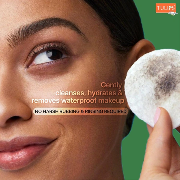 Tulips Micellar Cleansing Water (150ml) | Waterproof Makeup Remover for Face, Lips & Eyes | Suitable for All Skin Types | Gentle on Sensitive Skin