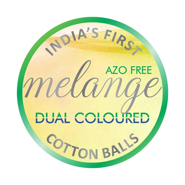 Tulips Premium Color Cotton Balls Set of 6 Packs | Soft & Gentle | Multi-Purpose Cotton Balls for Skincare, Makeup Removal and Daily Use