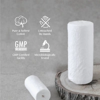 Tulips  Soft Absorbent Cotton wool 50g| Gentle & 100% Natural Cotton Wool |  Makeup Removal |  Beauty, Baby & Adult Care | Multi-Purpose Use | Hygienic & Disposable