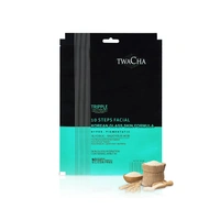Twacha 10 Steps Facial Kit with Glycolic & Salicylic Acid | Korean Glass Skin Facial | Instant Brightening, Pigmentation Removal, Firm & Glowing Skin