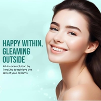Twacha 10 Steps Facial Kit with Glycolic & Salicylic Acid | Korean Glass Skin Facial | Instant Brightening, Pigmentation Removal, Firm & Glowing Skin
